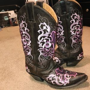 Horsetown Leather Cowboy Boots